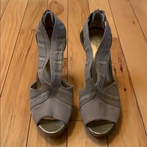 Nine West peep toe heels